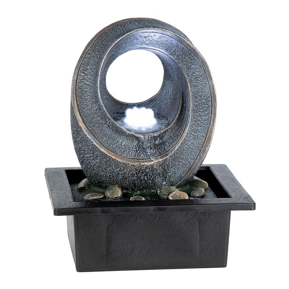 Design Toscano Bubbling Circle Tabletop Fountain