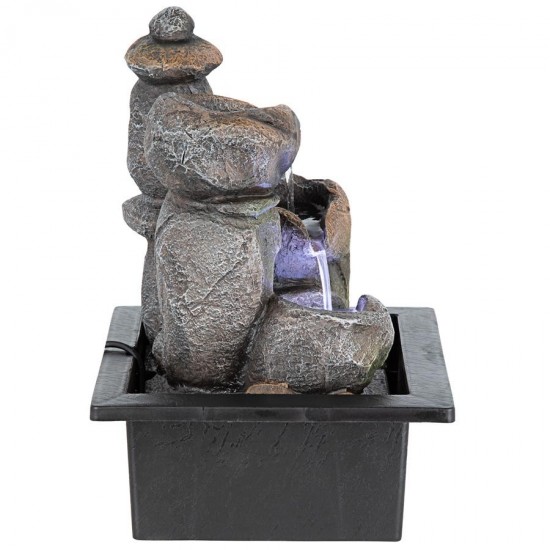 Design Toscano Stone Pagoda Tabletop Fountain