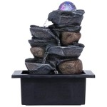 Design Toscano Spinning Orb Tabletop Fountain