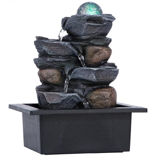 Design Toscano Spinning Orb Tabletop Fountain