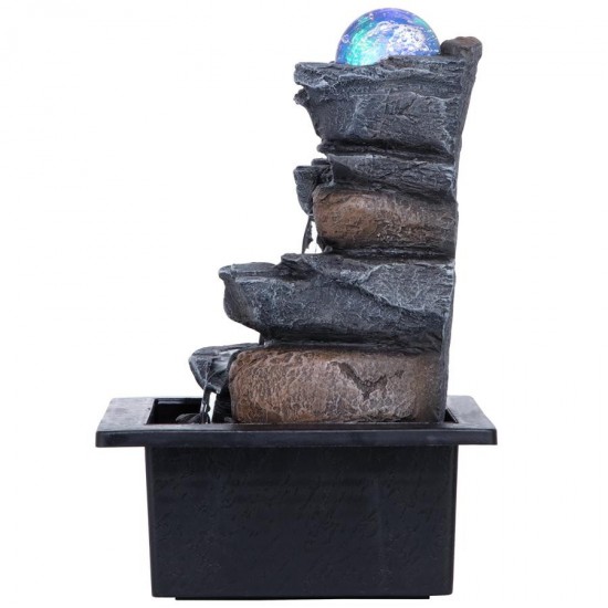 Design Toscano Spinning Orb Tabletop Fountain