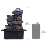 Design Toscano Spinning Orb Tabletop Fountain