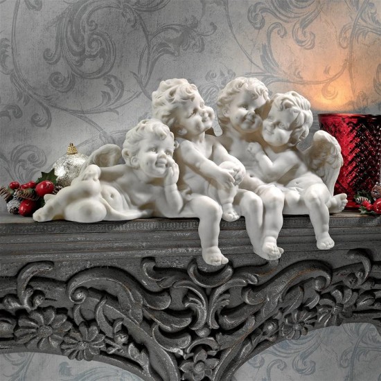 Design Toscano Cherub Conclave Shelf Sitter