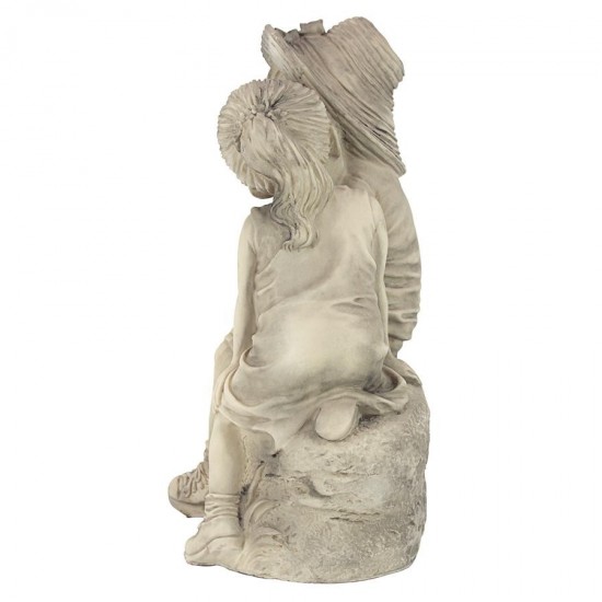 Design Toscano Kissing Kids Boy And Girl Statue