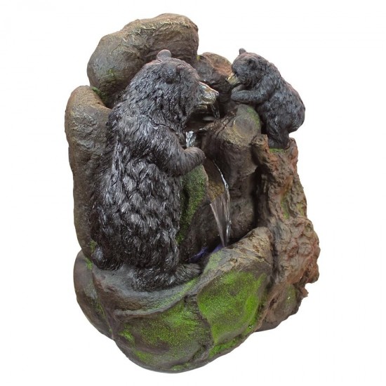Design Toscano Grizzly Gulch Black Bears Fountain