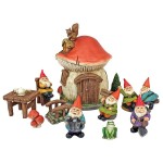 Design Toscano Tiny Forest Gnome Friends