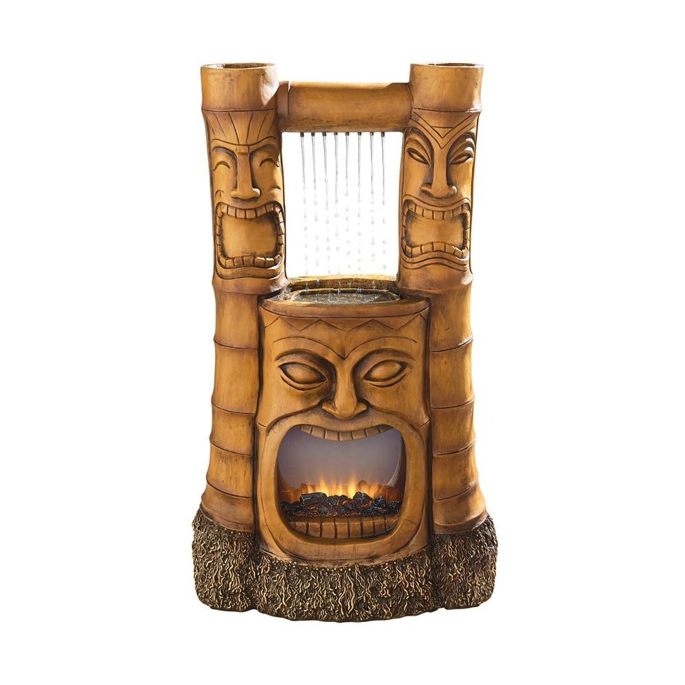 Design Toscano Tiki Gods Of Fire And Water Fountain