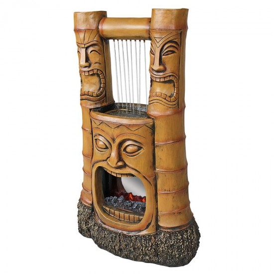 Design Toscano Tiki Gods Of Fire And Water Fountain