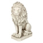 Design Toscano Mansfield Manor Lion Sentinel Statue