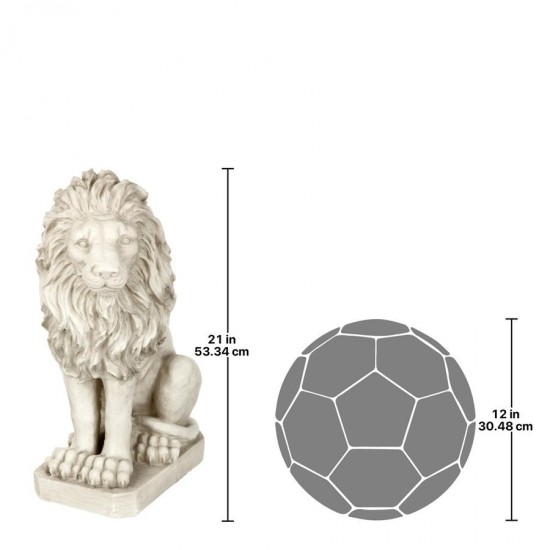 Design Toscano Mansfield Manor Lion Sentinel Statue