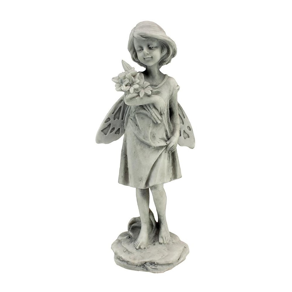 Design Toscano Rose Garden Fairy With Flowers Statue