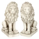 Design Toscano S/ Right & Left Mansfield Manor Lions