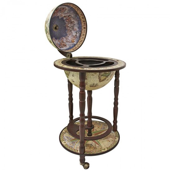 Design Toscano Sixteenth Century Crema Durata Bar Globe