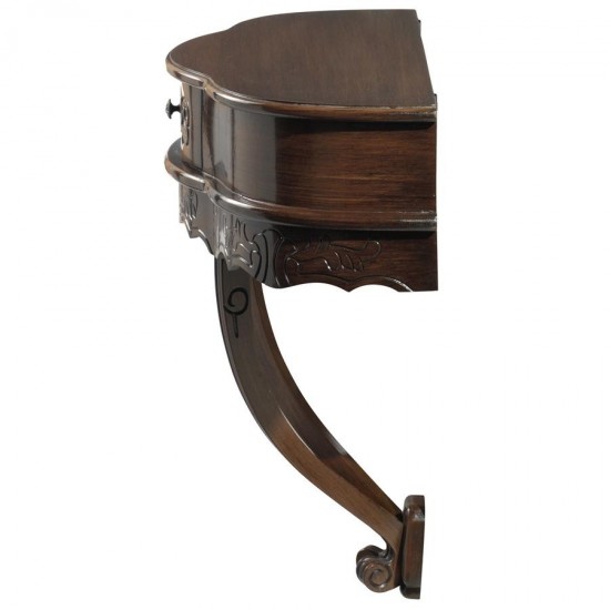 Design Toscano Camellia Wall Console Table