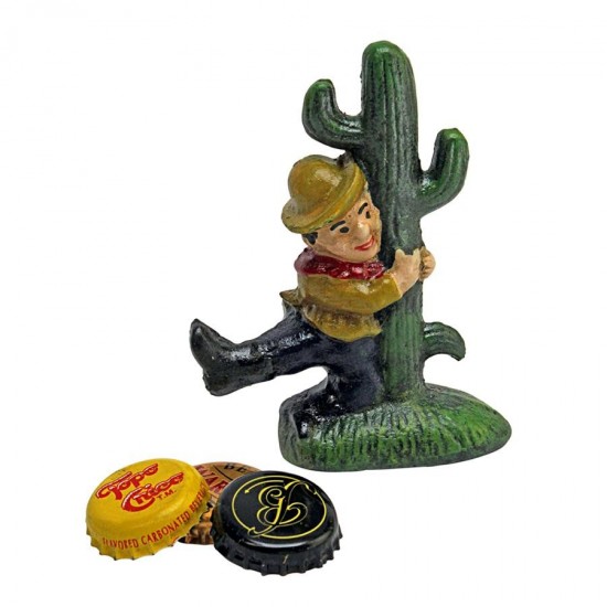 Design Toscano Cactus Cliff Iron Bottle Opener