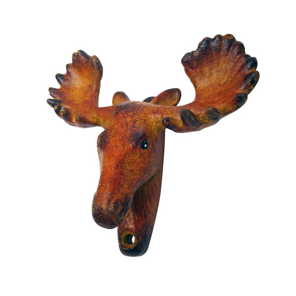 Design Toscano Moose Head Cast Iron Bottle Opener