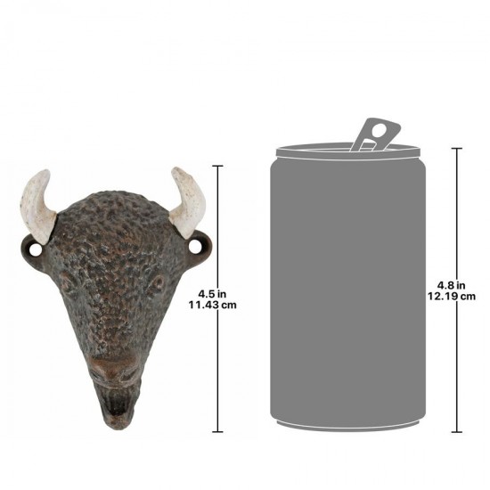 Design Toscano Great Plains Buffalo Bottle Opener