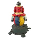 Design Toscano Spinning Acrobat Clown Bank