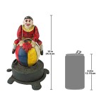 Design Toscano Spinning Acrobat Clown Bank