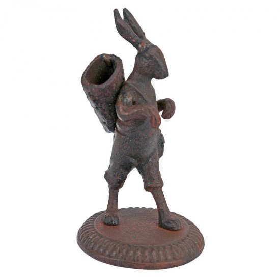 Design Toscano Wandering Rabbit Matchstick Holder