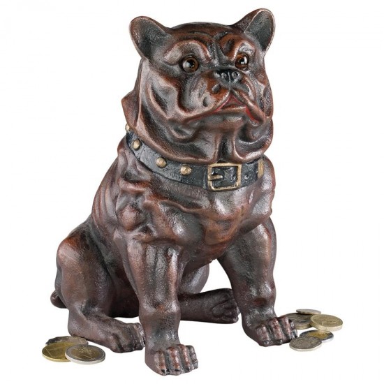 Design Toscano Boss The Bulldog Bank