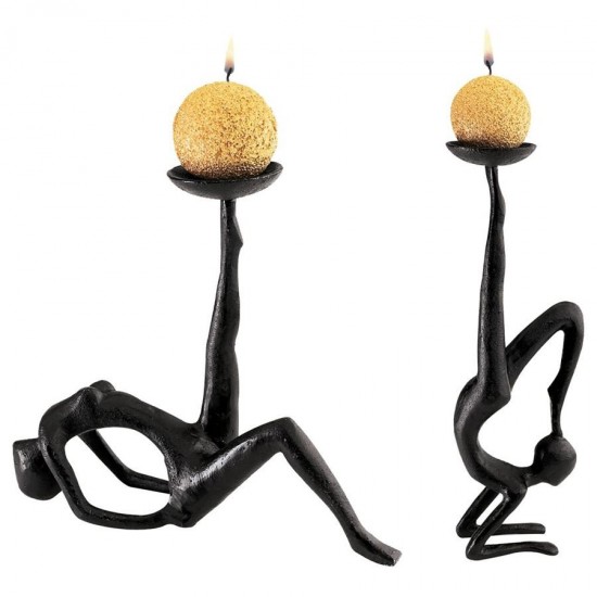 Design Toscano Les Acrobates Candleholder Set