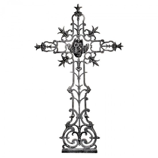 Design Toscano Angel Of Peace Cast Iron Cross