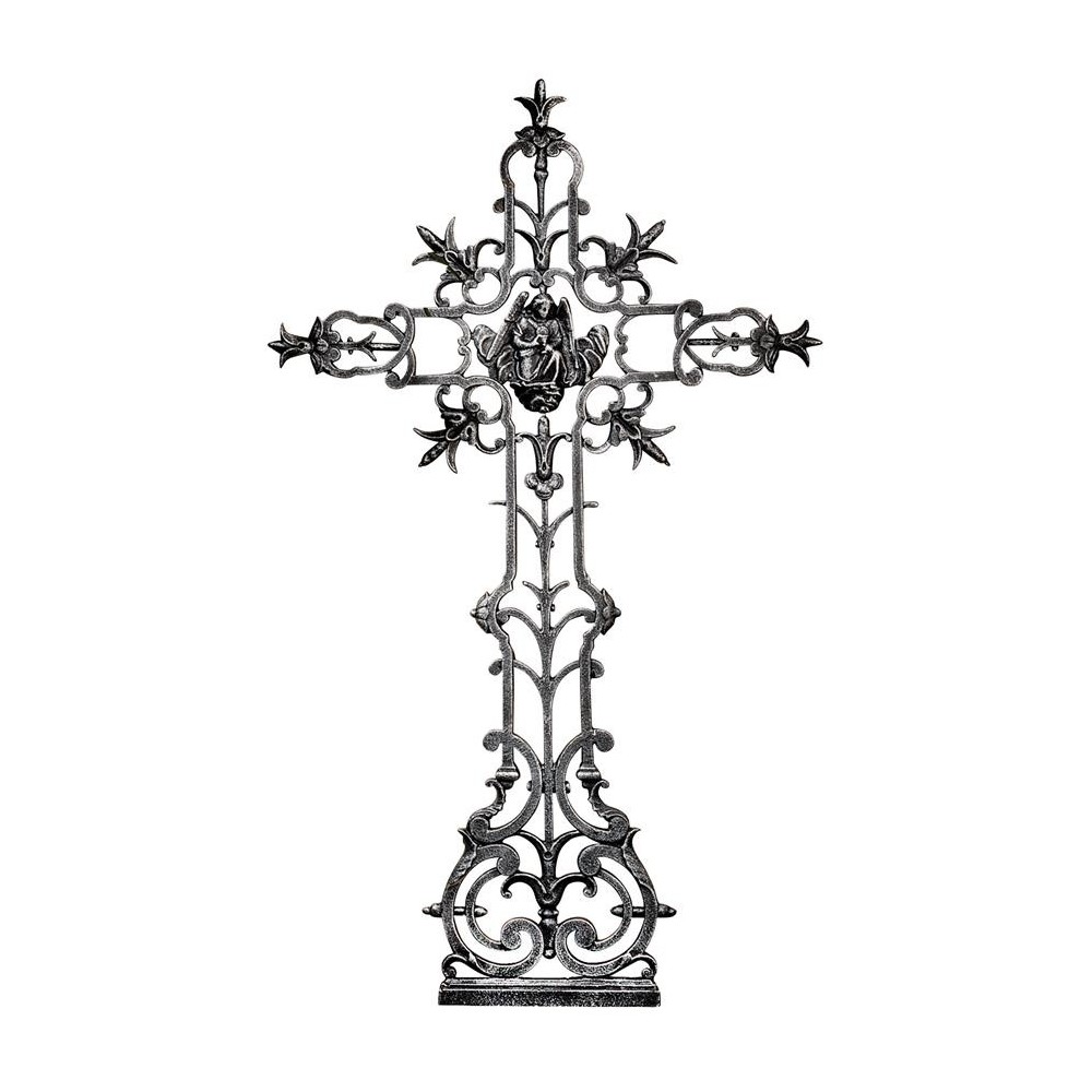 Design Toscano Angel Of Peace Cast Iron Cross