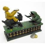 Design Toscano Frog And Goat Bank