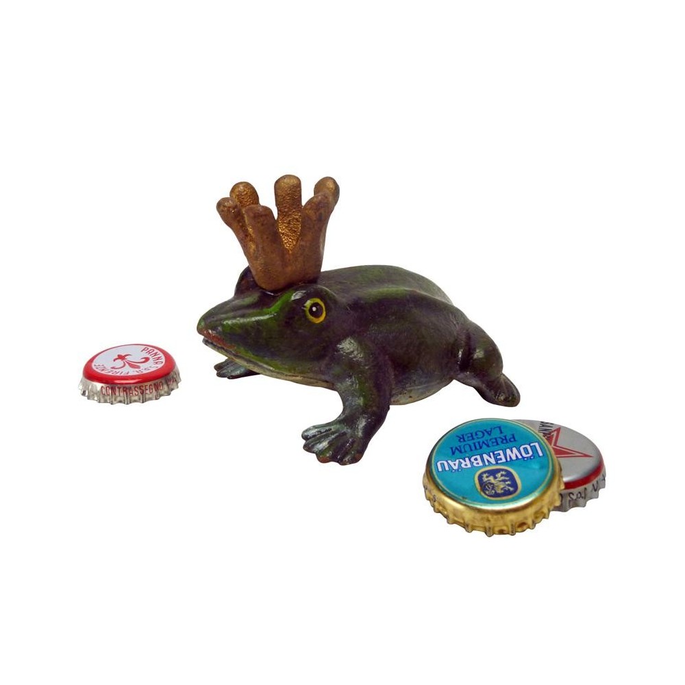 Design Toscano Frog King Cast Iron Bottle Opener