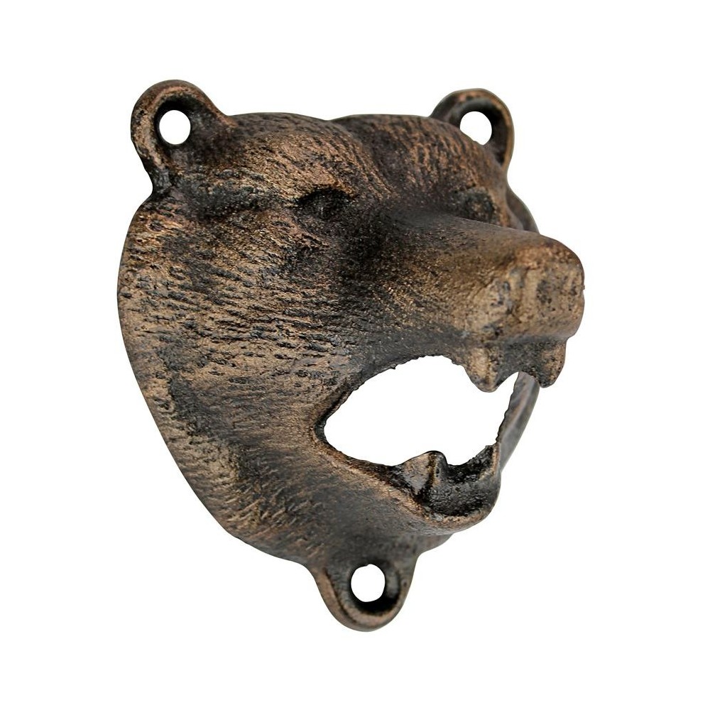 Design Toscano Grizzly Bear Of The Woods Bottle Opener