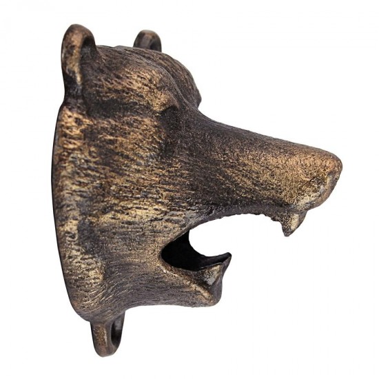 Design Toscano Grizzly Bear Of The Woods Bottle Opener