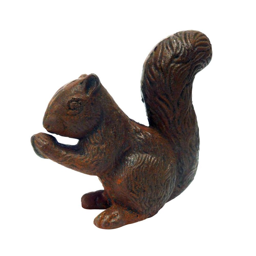 Design Toscano Bushy Tailed Squirrel Iron Statue