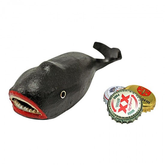 Design Toscano A Whale Of A Story Iron Bottle Opener