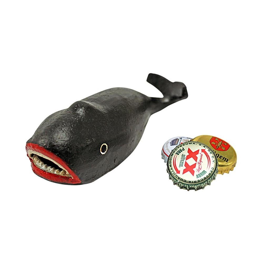 Design Toscano A Whale Of A Story Iron Bottle Opener