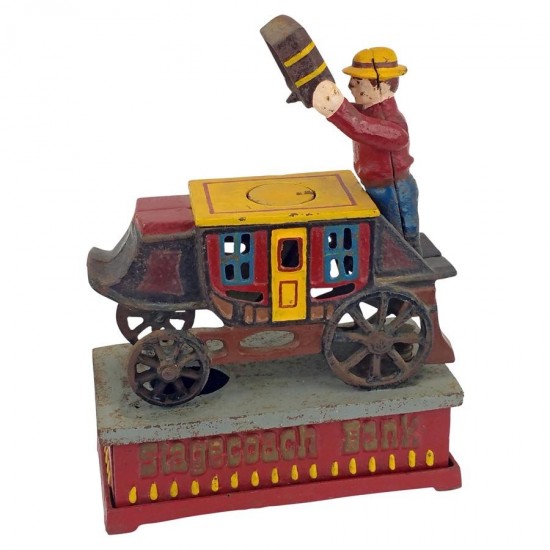 Design Toscano Stagecoach Strongbox Bank