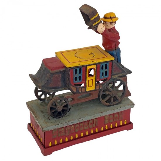 Design Toscano Stagecoach Strongbox Bank