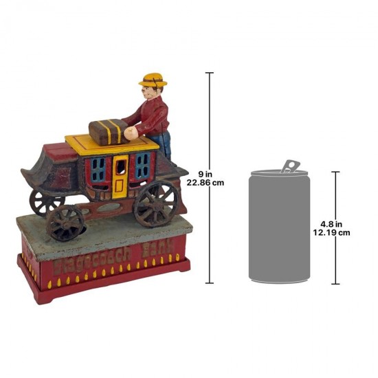 Design Toscano Stagecoach Strongbox Bank