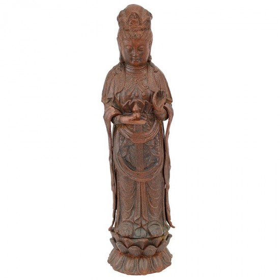 Design Toscano Goddess Guan Yin Iron Statue