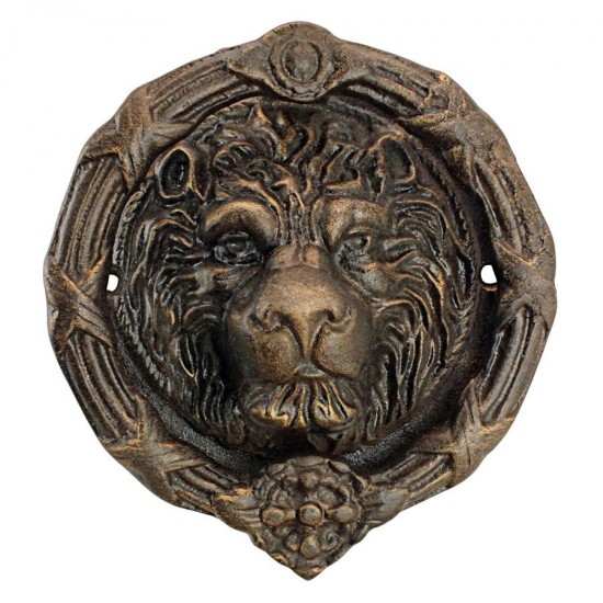 Design Toscano Pride Of Lions Cast Iron Door Knocker