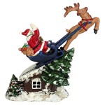 Design Toscano Santas Christmas Sleigh Iron Bank