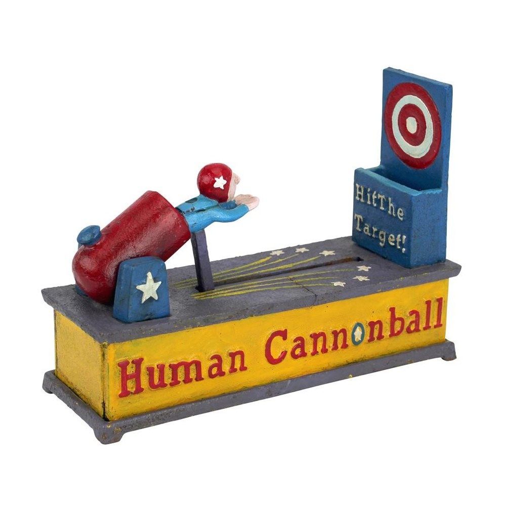 Design Toscano Human Cannonball Bank