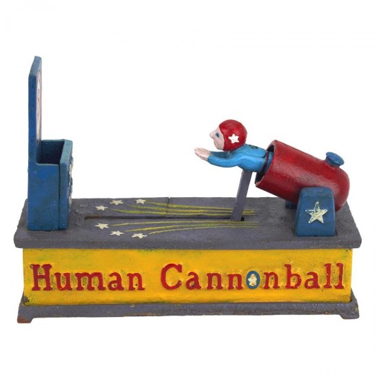 Design Toscano Human Cannonball Bank