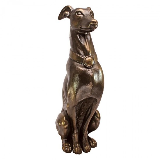 Design Toscano Greyhound Sentinel Cast Iron Statue