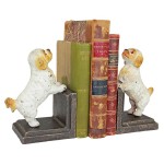 Design Toscano Cavalier King Charles Iron Bookend Set