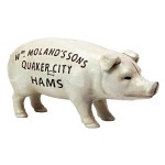 Design Toscano Molands Quaker City Hams Piggy Bank