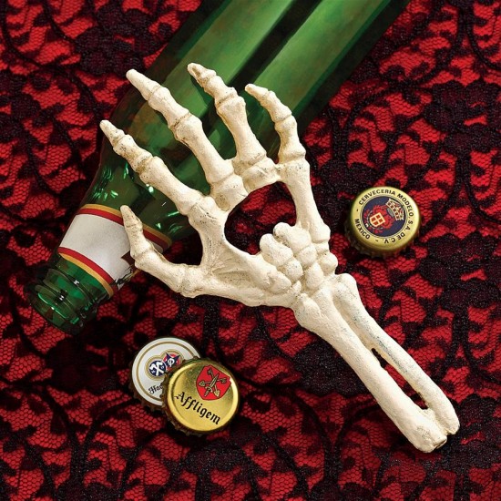 Design Toscano Skeleton Hand Of Destiny Bottle Opener