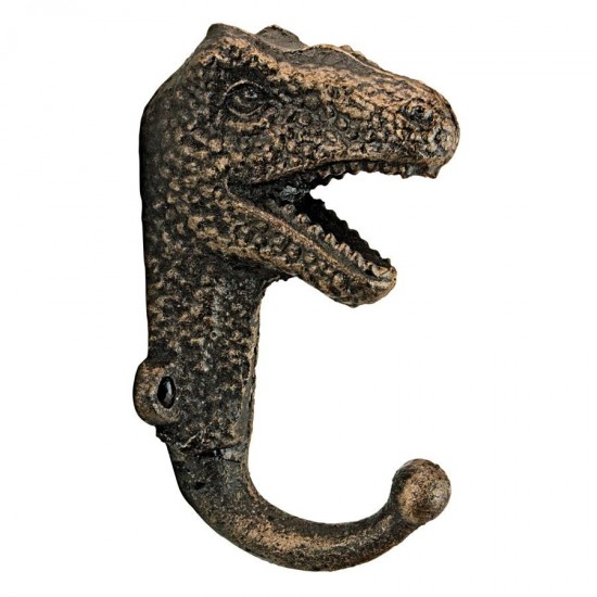 Design Toscano Tyrannosaurus Rex Cast Iron Wall Hook