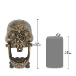 Design Toscano Medium Knock-Jaw Skull Door Knocker