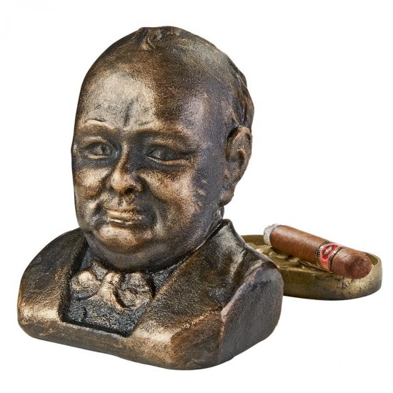 Design Toscano Sir Winston Churchill Iron Bust